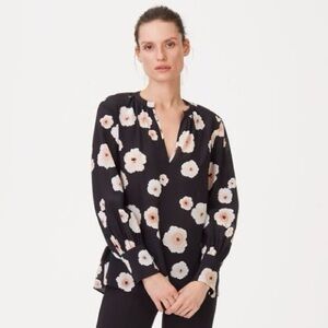 CLUB MONACO | Janney Silk Blouse Sz M